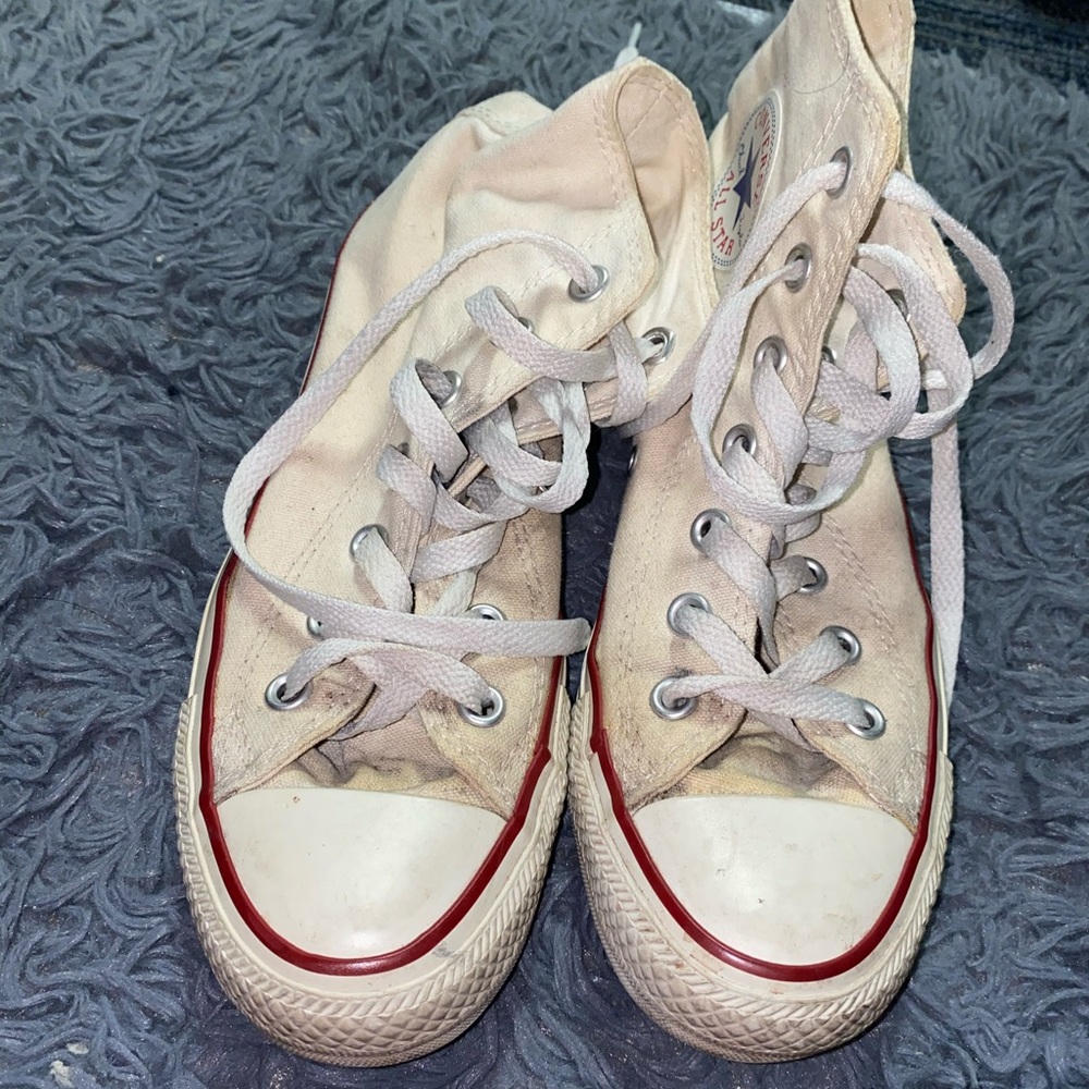 White High Top Converse